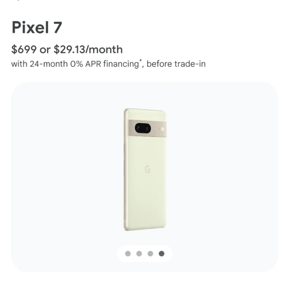 Google pixel 7